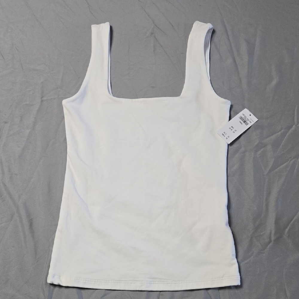 Ambercrombie & Fitch Sz Small Women's White Tank Top